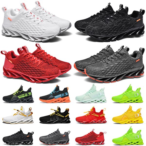 Hombres zapatillas para correr para hombres entrenadores para hombres deportes al aire libre zapatillas blancas multicolores negros