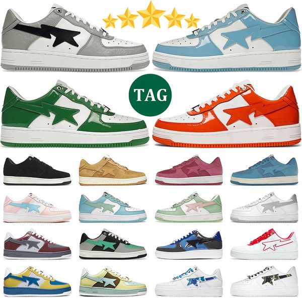 Hommes Femmes Chaussures Noir Blanc Sax Orange Combo Rose Pastel Vert Bleu Daim mens running trainer chaussures de sport en plein air