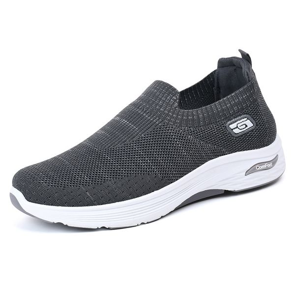 Hommes Femmes Chaussures Baskets respirantes Gris Noir Sport Chaussures de sport en plein air GAI pqnvkjas