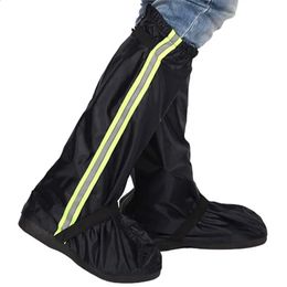 Hommes femmes chaussures couverture Oxford tissu imperméable bottes de pluie épais résistant à l'usure antidérapant extérieur étui de voyage couvertures réutilisables 240130