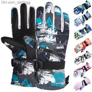 Mannen Vrouwen Skihandschoenen Ultralight Waterdichte Winter Warme Handschoenen Snowboard Handschoenen Motorrijden Sneeuw waterdichte handschoenen Q230825