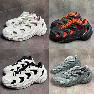 Hombres Mujeres Zapatillas Fom Q Zapatos casuales Zapatillas de deporte con diseño de hueso de espuma Zapatillas de playa clásicas Gris Luna Negro Imperio Naranja Arena del desierto Suelo de resina Marrón Negro Zapato de carbono