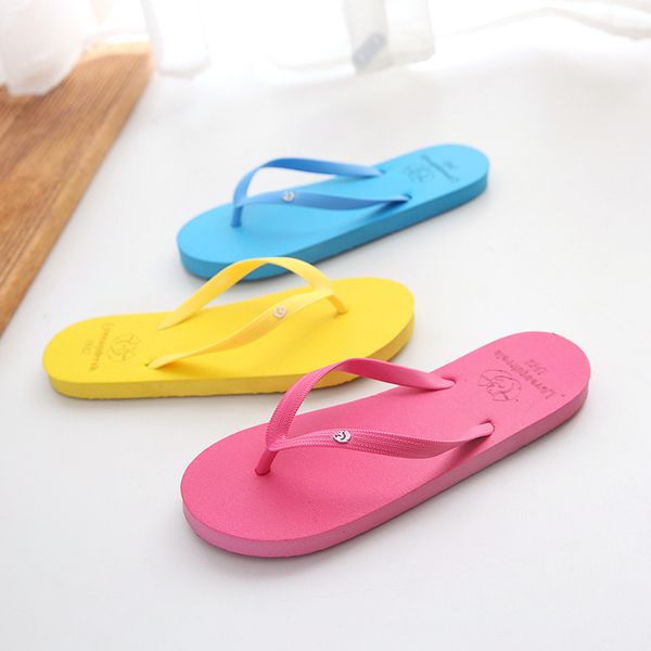 Hombres Mujeres Zapatillas Rayas Hombres Flip Flops Antideslizante Resistente al desgaste Interior Zapatillas al aire libre Inicio Flip Flops Sandalias de playa de verano Q0108