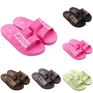 Hombres Mujeres Zapatillas Verano Diapositivas Sandalias Verano Negro Rosa Café Verde Azul Costa Baño Antideslizante Sandalia