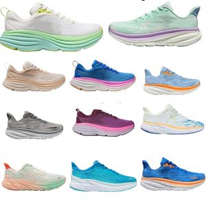 Hommes femmes baskets de runnal chaussures Clifton 9 Bond i 8 h o k a s un large noir fendre blancs libres de personnes portes portuaires de la brume extérieure designer des hommes à lacets