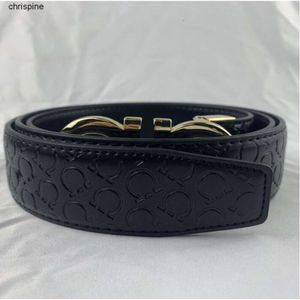 Hommes femmes ceinture solide femme en cuir authentique en cuir noir et blanc de couleur bronze gros créateurs de boucle