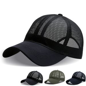 Men Women Summer Full Mesh Baseball Cap Quick Dry Cooling Sun Protection Hiking Golf Running Adjustable Snapback Hat