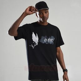 Mannen Vrouwen Zomer T-shirts Hip Hop korte mouw Angel Smoke Gedrukt designer Tees Maat S-XL