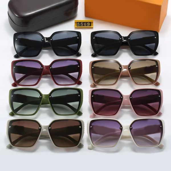 Hommes Lunettes de soleil Femmes d'été hiver 30+ couleurs Protection solaire All-Match UV Protection Fashion Beach Sunglasses 2024x1s
