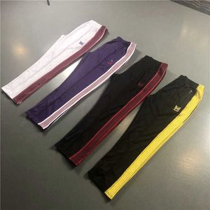 Mannen Vrouwen Joggingbroek Naalden ANGE Broek Herfst Winter Nieuwste Vlinder Geborduurde Lint Broek Kleuren Stijl Aghge Broeken X0628