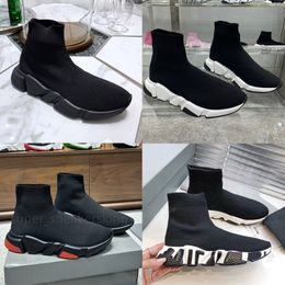 Hommes Femmes Triple S Chaussette Tricotée Chaussures Designer Sneaker Speed Trainer Plateforme En Relief Baskets De Luxe En Plein Air Runner Baskets Taille 35-46 avec Boîte