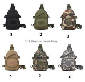 Men Women Unisex Universal Sports Tags Sling Chest Packs Camouflage Tactical Pack Travel Casual One-Shoulder Backpack Mini Outdoor Molle Tool Bag Stijf zakken