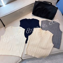 Hommes femmes gilet en V en V tricot tricot torse torse torse torse taille sml 4colors with poussières