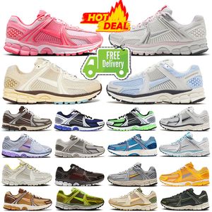 Hommes femmes vomero 5 chaussures de course sneakers concepteurs supersonics gris foncé morsure de poussière métallique 520 pack rose mousse de punch chaud