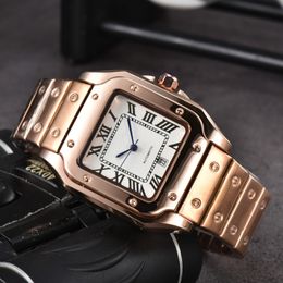 Masculino/feminino caso de relógio masculino rosa luxo movimento quartzo ouro jóias fivela design moda montre de l 7x5v