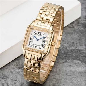 Heren/Dameshorloge Klassiek Tank diamant Damesmode Panthere 316L roestvrij staal Kwarts Edelsteen voor dames Cadeau Topkwaliteit met design Polshorloge Montres de 2023 L