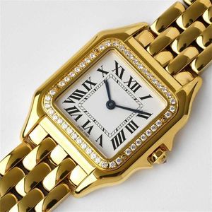 Ensemble de montre homme/femme couple et femme diamants 316 montre-bracelet carrée en cristal en acier inoxydable saphir étanche résistant à l'eau L