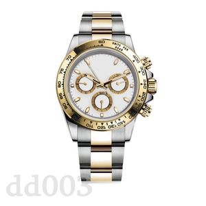 Mannen Women kijken Lumineuze polshorloges Cosmograph Hoge kwaliteit Paul Newman Orologio Sapphire Glass Tona Movement Watch roestvrijstalen staalriem SB038 C23