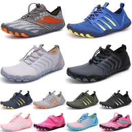 hommes femmes sports nautiques natation chaussures d'eau blanc gris bleu rose chaussures de plage en plein air 041