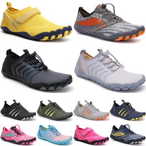 Hommes femmes sports nautiques natation chaussures d'eau noir blanc gris bleu rose chaussures de plage en plein air 034