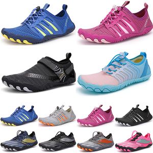 Men Women Water Sport Zwemwaterschoenen Witgrijs blauw roze buitenstrandschoenen 008