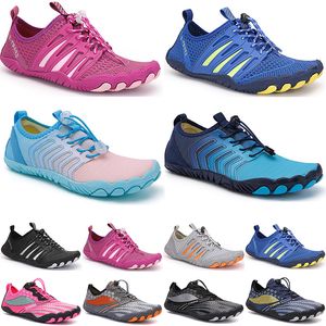 Hommes femmes sports nautiques natation chaussures d'eau noir blanc gris bleu rose chaussures de plage en plein air 039