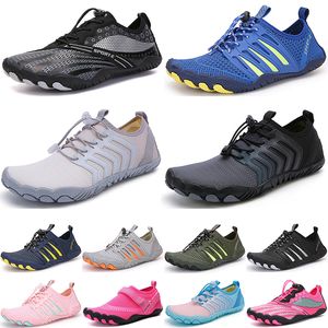 Hommes femmes sports nautiques natation chaussures d'eau blanc gris bleu rose chaussures de plage en plein air 039