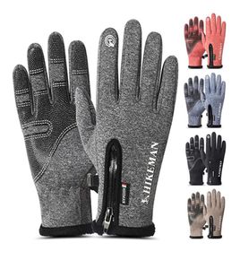 Mannen Vrouwen Waterdichte Fleece Ski Warme Handschoenen Winddicht Outdoor Winter Handschoenen Fietsen Touch Sn Handschoenen Anti Slip Wanten Gift6014314