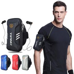 Hommes femmes imperméable réfléchissant sport bras sac fitness nuit course jogging cyclisme téléphone titulaire portefeuille brassard pochette 220520