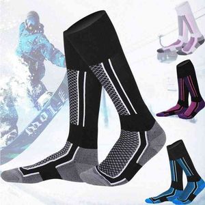 Hommes Femmes Hiver Sports de plein air Chaussettes Snowboard Ski Épaissir Chaud Tube Thermique Chaussettes Enfants Coton Chaussettes Randonnée Bas Y1222