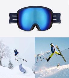 Hommes Femmes Winter Ski Goggles Eyeglass Triple Ultralight Structure ANTIFOG ANTISCRATCH DUALLENS Télescope réglable 67867887908