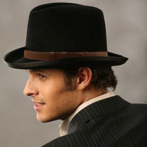 Mannen vrouwen wollen mix klassieke homburg hoeden partij Fedora caps outdoor trilby sunhat jazz winter warm verstelbare maat M-L