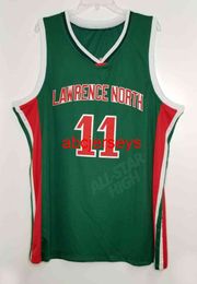 Hommes Femmes Jeunes # 11 Mike Conley Jr. Maillot de basket-ball du lycée Lawrence North Cousu personnalisé avec n'importe quel numéro Nom Ncaa XS-6XL