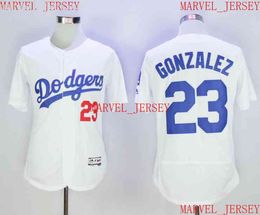 Men Women Youth Adrian Gonzalez Baseball Jerseys Stitched Aangepast ELKE NAAM NUMMER Jersey XS-5XL