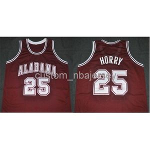 Hombres Mujeres Jóvenes ALABAMA COLLEGE ROBERT HORRY ROAD CLASSICS BASKETBALL JERSEY cosido nombre personalizado cualquier número