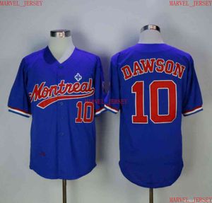 Men Women Youth Andre Dawson Baseball Jerseys Stitched Aangepast ELKE NAAM NUMMER Jersey XS-5XL