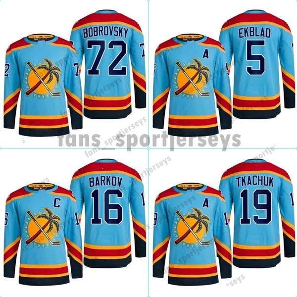 Hombres Mujeres Jóvenes Personalizado Auténtico 2023 Retro Retro 2.0 Azul 18 Marc Staal 19 Matthew Tkachuk 70 Patric Hornqvist 38 Rudolfs Balcers Heritage Camisetas de hockey sobre hielo