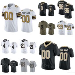 Hommes Femmes Jeunes Football 4 Derek Carr Jerseys 9 Drew Brees 21 Jamaal Williams 87 Foster Moreau 1 Alontae Taylor 23 Marshon Lattimore Carl Granderson Khalen Saunders