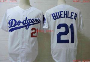 Men Women Youth Walker Buehler Baseball Jerseys Stitched Aangepast Eventuele naamnummer Jersey XS-5XL