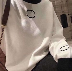 Heren Dames Luxe Pullover merken Ontwerpers Trui Letters S Hoodie Sweatshirt met lange mouwen Borduren Truien Winterkleding 2023 CC 77