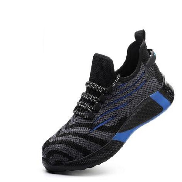 Hombres Seguridad en el trabajo Zapatos para correr Anti-pinchazos Zapatillas de trabajo Hombre Indestructible Works Zapatillas deportivas Hombre Zapato ligero con caja Szie 40-46