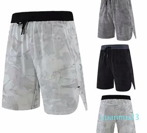 Short de sport de Yoga pour hommes, short camouflage à séchage rapide avec poche pour téléphone portable, décontracté, course à pied, Gym, survêtement P