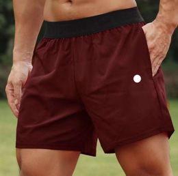 Men Yoga Sports Shorts Outdoor Fitness Quick Dry Shorts Solid Color Casual Running Quarter Pant Fashion P3546