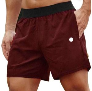 Short de sport de Yoga pour hommes, Fitness en plein air, séchage rapide, couleur unie, décontracté, course à pied, pantalon d'entraînement, 666