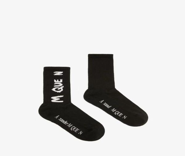 Men039 Chaussettes Femme Sports De Plein Air Bas Tide Marque Adolescent Étudiant Hip Hop Style Bas Alphabet Chaussettes Brodées Athlète 7614251