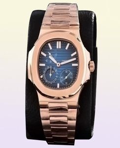 MEN039S Automatisch horloge Power Reserve Date Display Fashion Rainless Steel Mechanical Pols Watch3635621