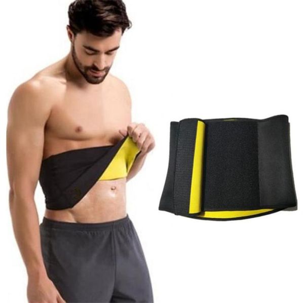 Men039 Formadores de cuerpo para hombres Traper de cintura para hombres Corturas de adelgazamiento Cantalleros ajustables Sauna Sweat Fat, reduce los entrenadores de desgaste6507939