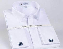 Men039s Classic French Boton Button Dress Camiseta Longsleeve Comercial formal Standardfit Camisetas blancas incluidas 23488844
