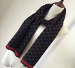 Men039s bufanda clásica lana jacquard estilo suave marca de moda chal largo 18030cm2208502