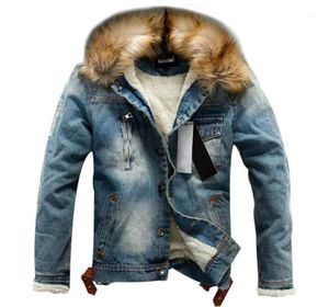 Men039s Down Parkas Vestes d'hiver Men Hip Hop Fur Collar Fleep épais Tobe Mentes 2021 Mâles Vintage Poches Slim Jeans de7816995